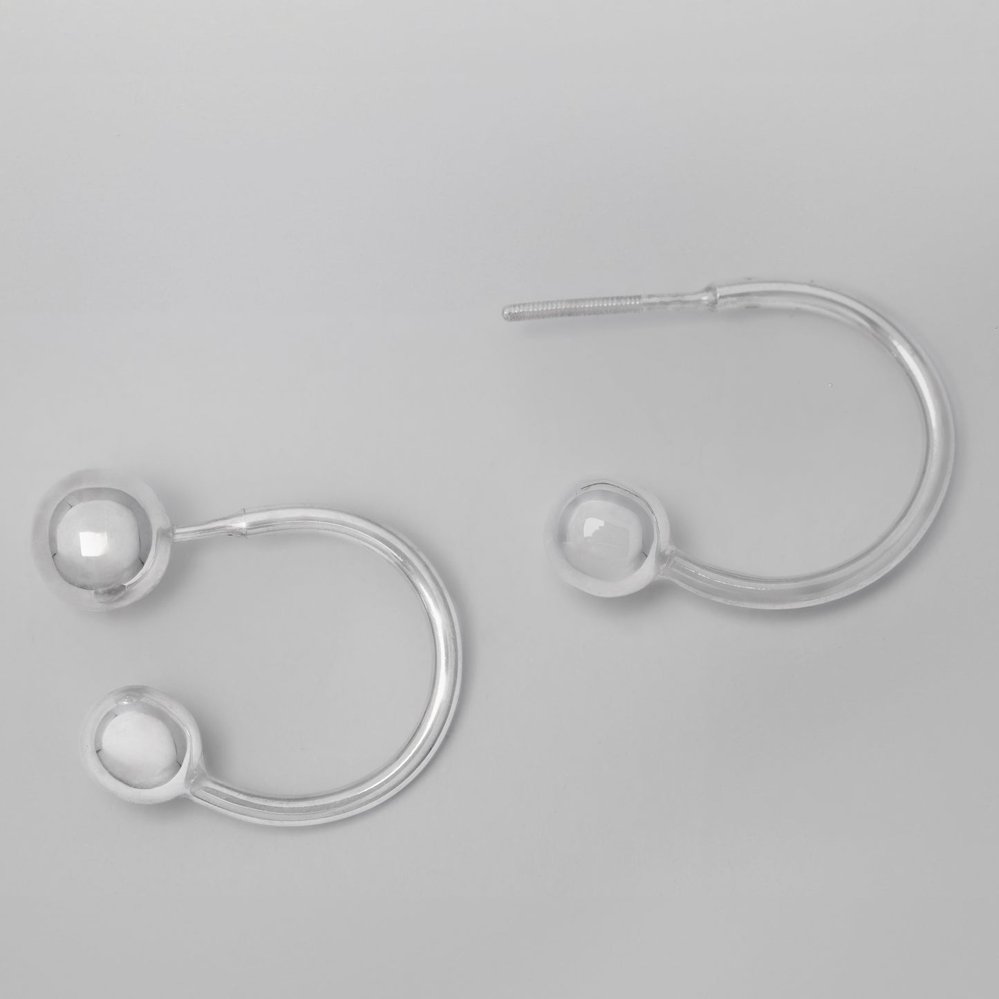 Aretes plata Duo